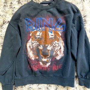 Anine Bing Tiger Sweatshirt Medium